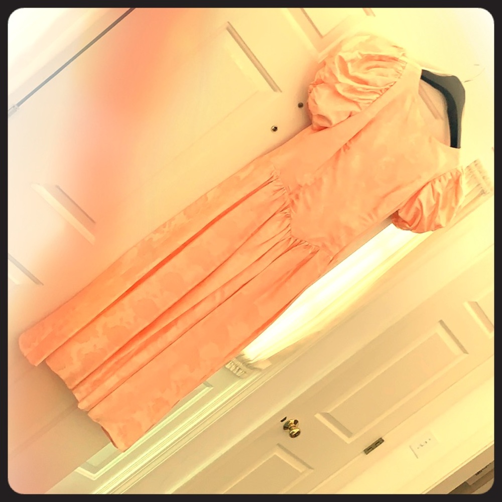 peach summer dresss